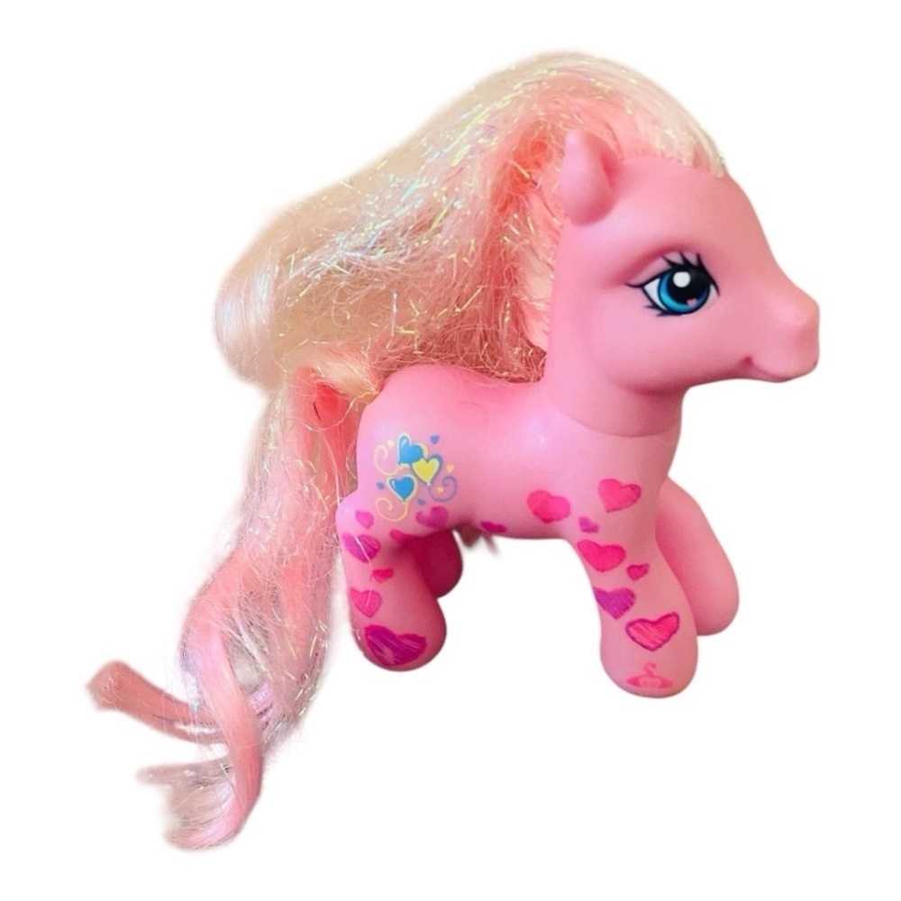 My Little Pony Pinkie Pie 2007 Tinsel Hair Sketch Hearts Valentine’s Day Edition